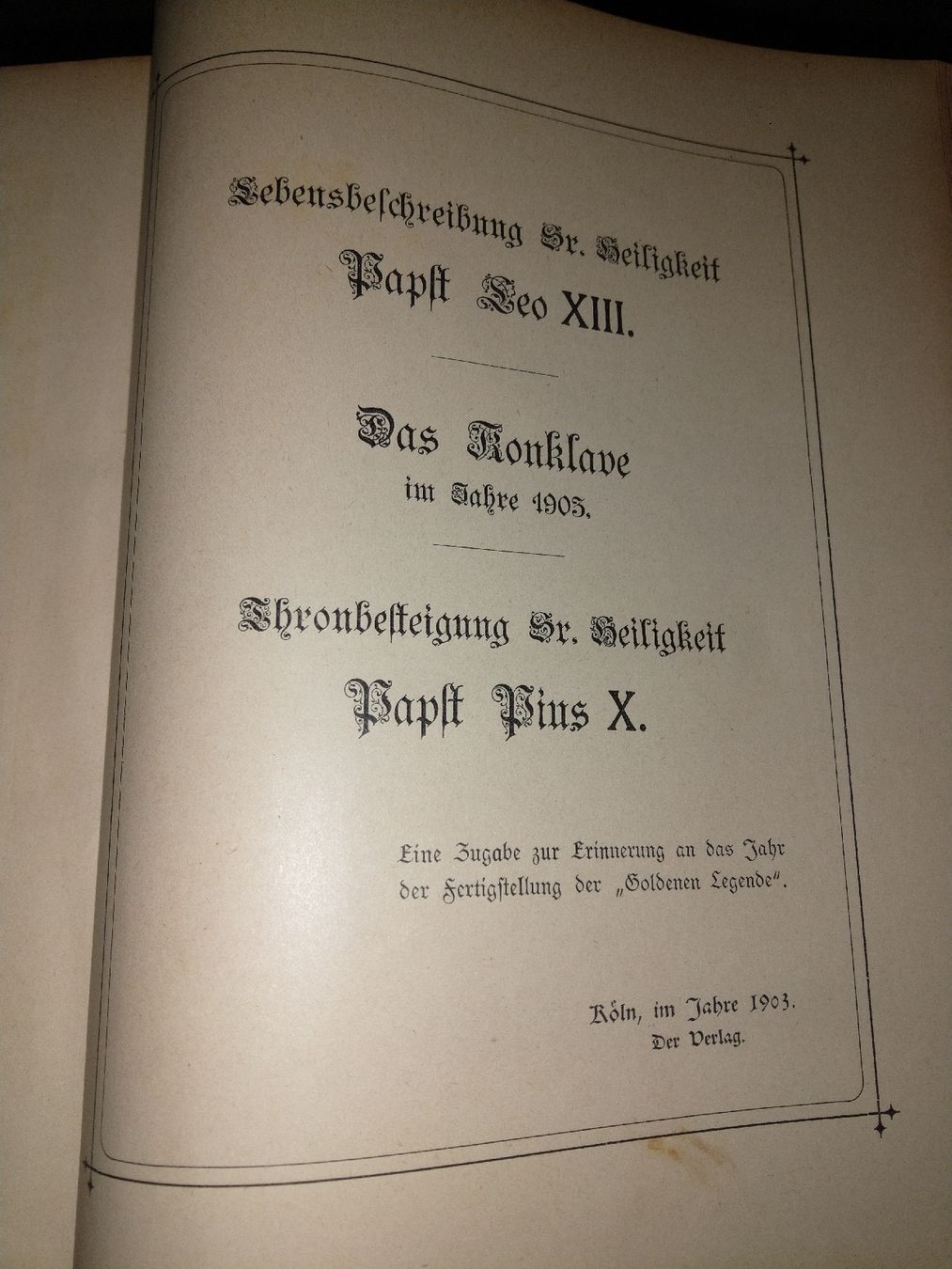 Libri: Heiliges Buch Goldene Legende 1904 – Usato da Künten venduto da Spinner62 9