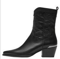 Orig. MASSIMO DUTTI Cowboy Stiefeletten Gr. 35-35,5