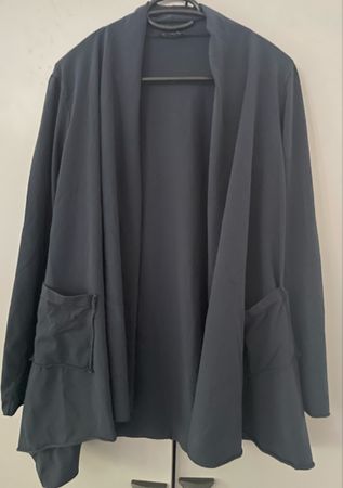 Cardigan Gr. M Sommerleicht Jersey Dunkelblau