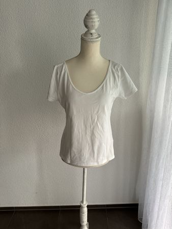 Weisses Sommer Shirt Gr. L von H&M