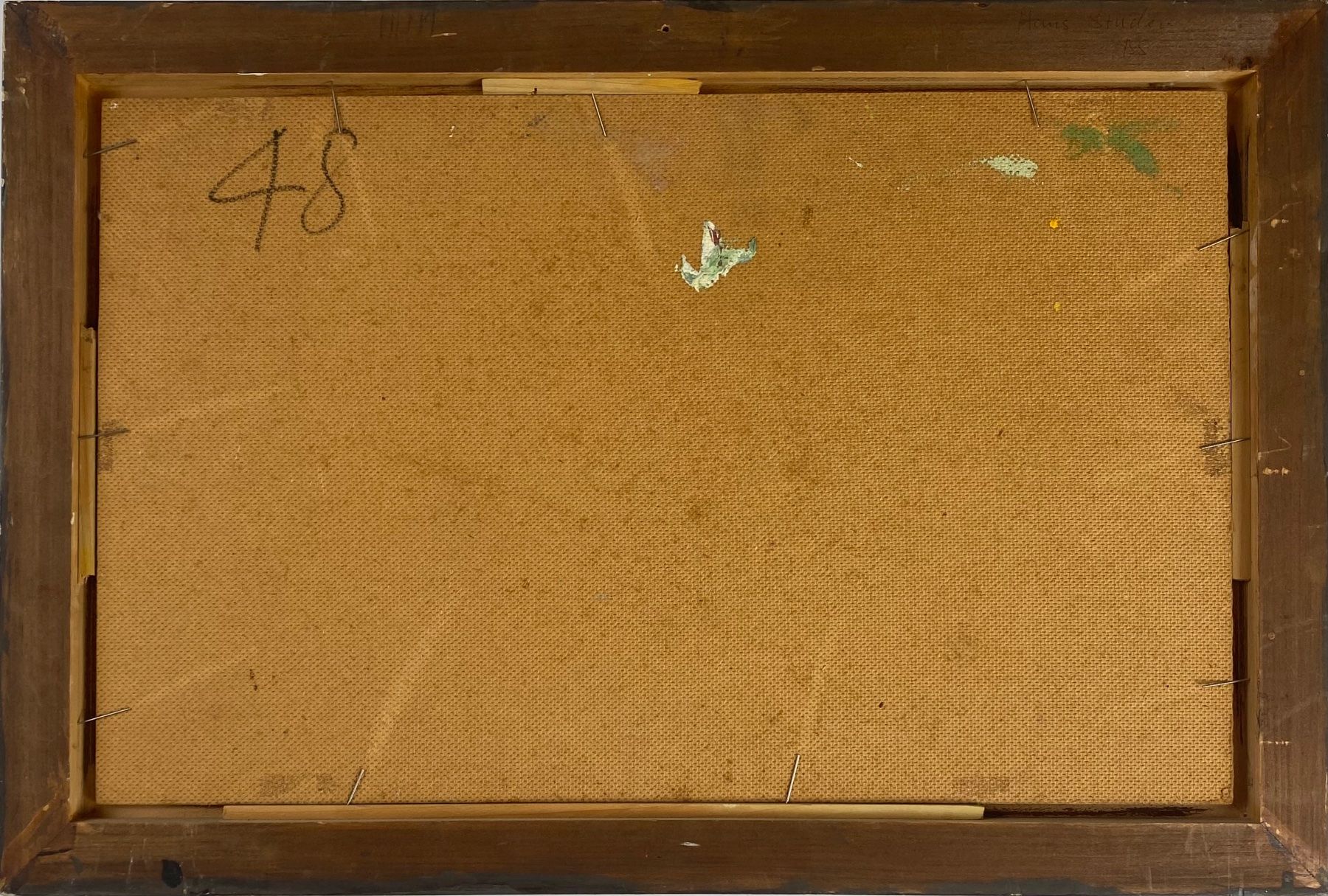 Dipinti: Hanns Studer - Waldlandschaft von 1948 – Usato da Basel venduto da bigmbh 6