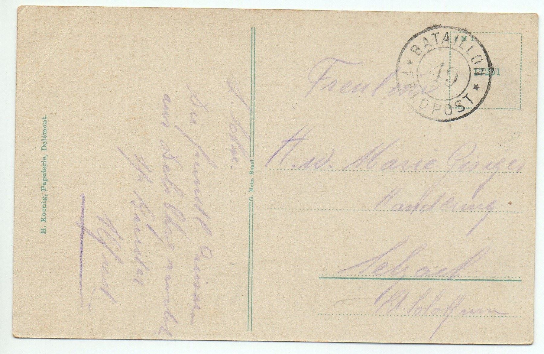 Cartes postales: DELÉMONT – D'occasion à Jona par philajona 1