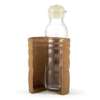 Borracce & Thermos: Blume des Lebens Glas-Flasche mit Korken – Nuovo e nell'imballaggio originale da Altdorf UR venduto da Reiki-Therapeutin