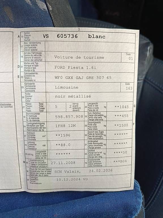 Ford Autos: Ford fiesta 1.8 – Gebraucht aus Sierre von pec_lj6j 4