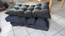 3x Palettenkissen - 120x80 (Extra Dick)