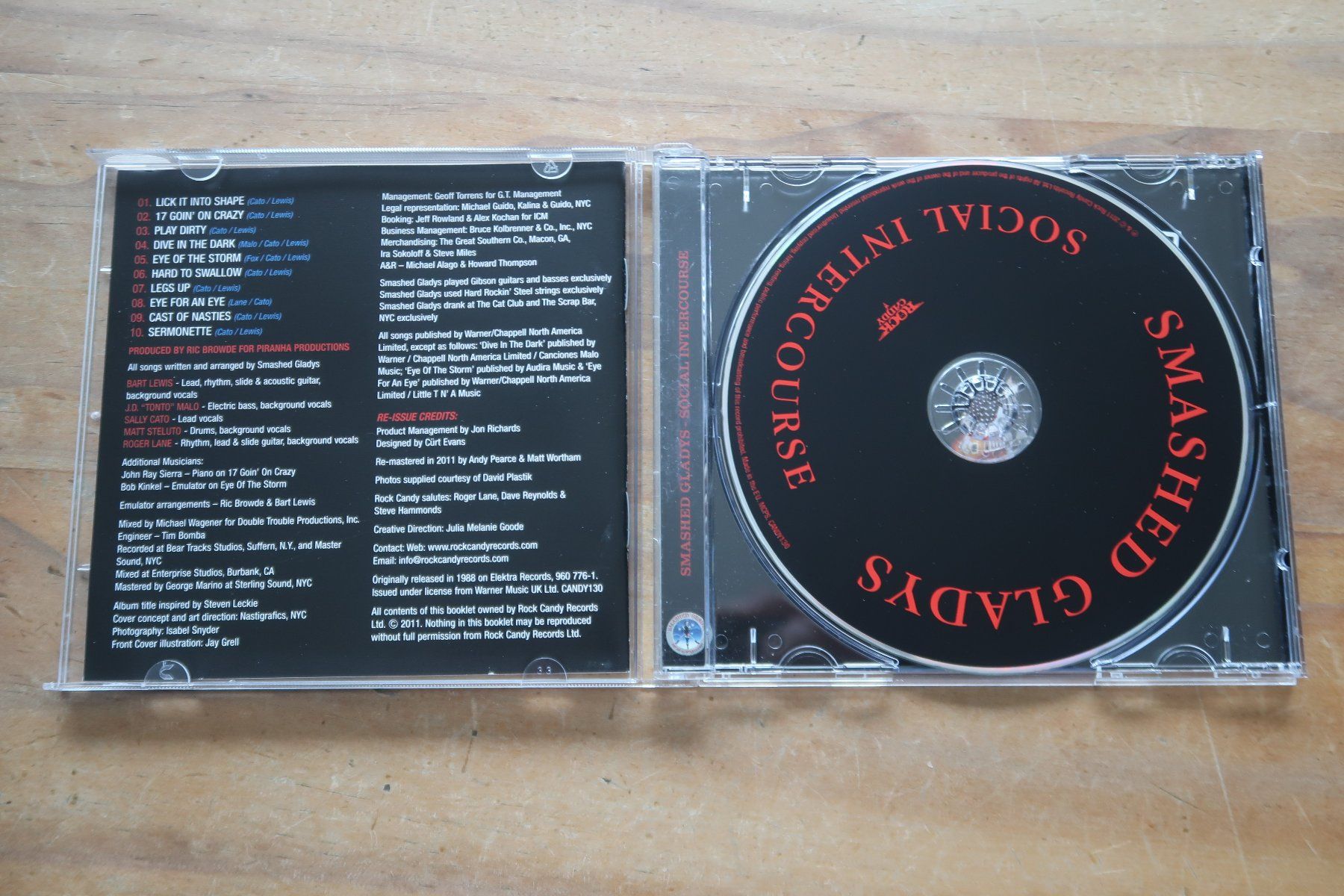 CD: SMASHED GLADYS - SOCIAL INTERCOURSE - CD – Usato da Basel venduto da Patiscat 4