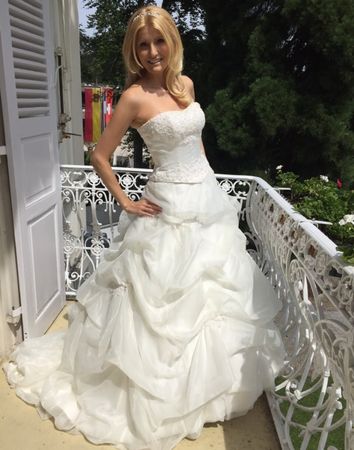 Hochzeitskleid, ecru, Chez janine