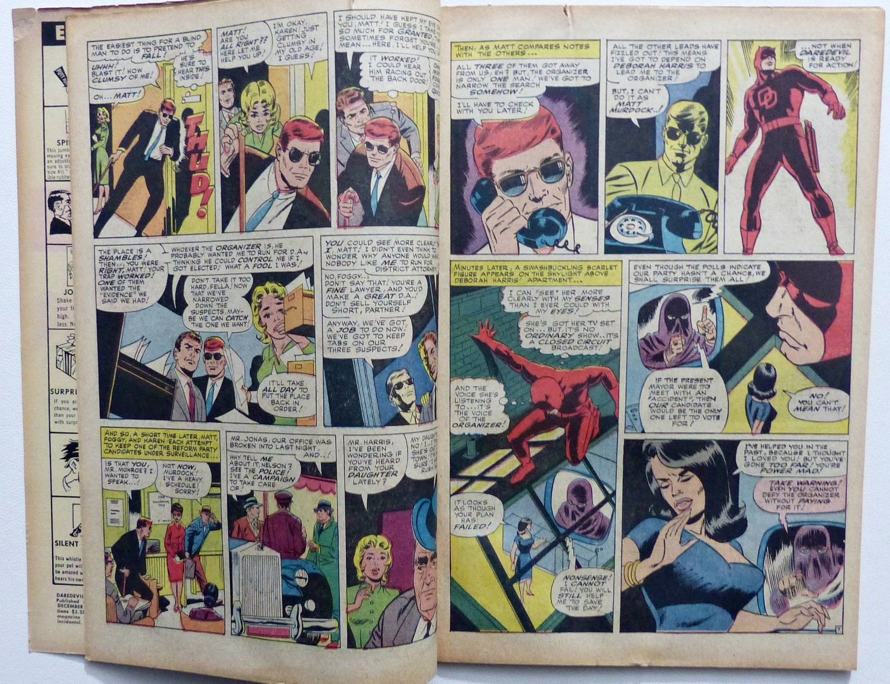 Comics: DAREDEVIL #11 THE ORGANIZER IDENTITY REVEALED MARVEL 1965 – Gebraucht aus Lugano von YouWantUS 3