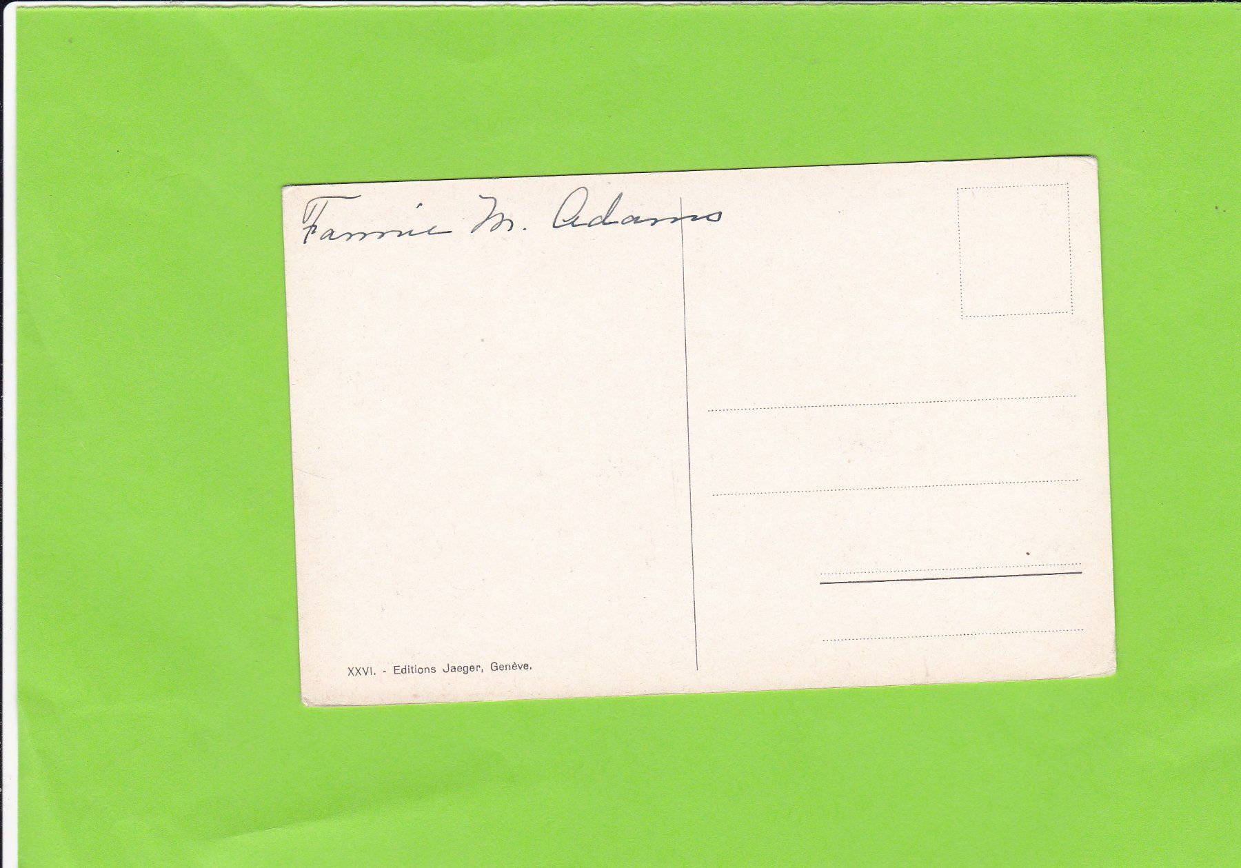 Cartoline postali: La Chaise de Calvin – Usato da St. Peterzell venduto da neckertal 1