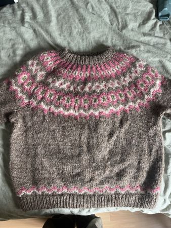 Isländischer Pullover Lopapeysa, grosse Grösse