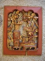 ANTIKES HOLZRELIEF AUS CHINA