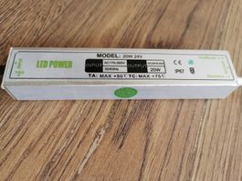LED Power Transformator 20W 24V - Neuwertig!