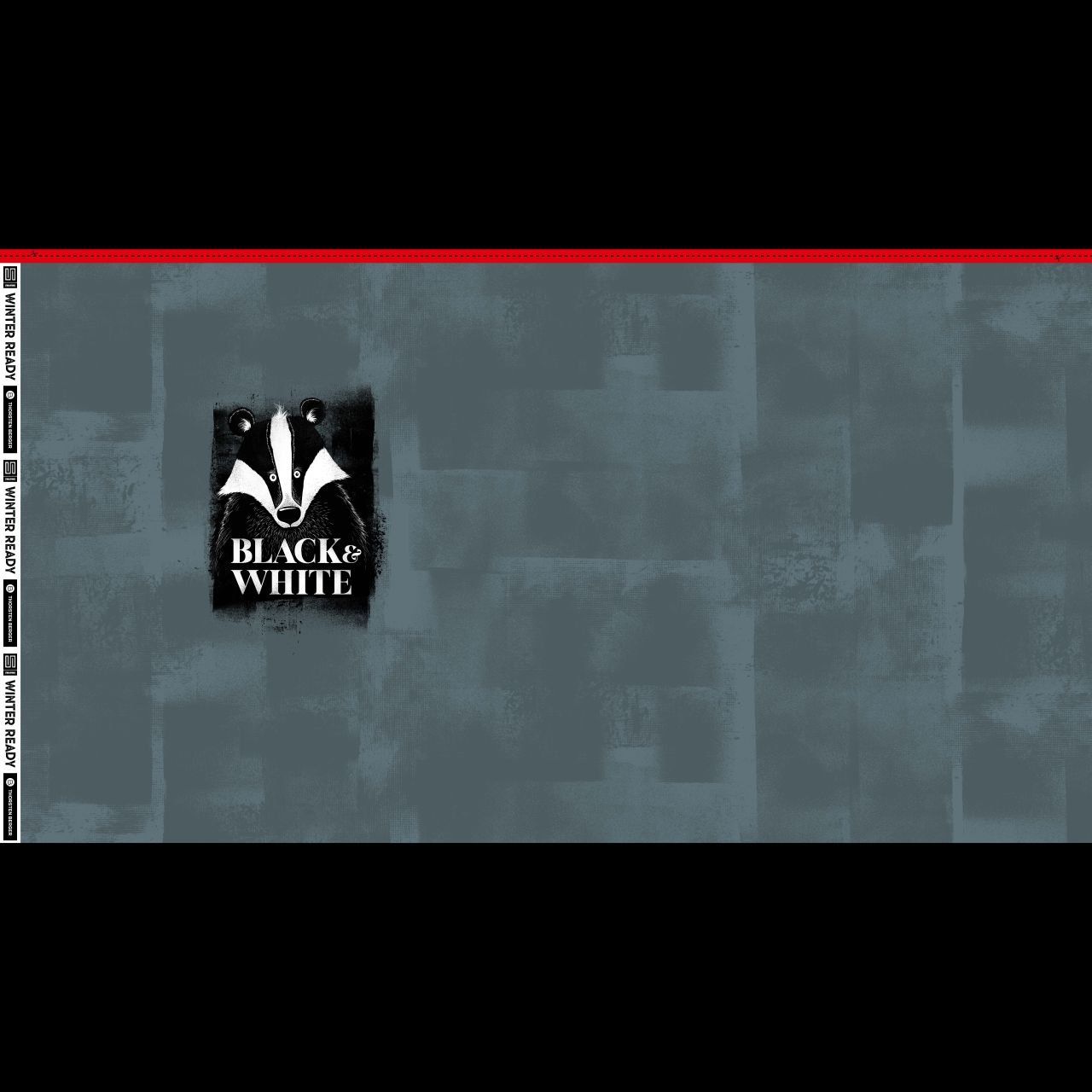 Stoffe: Stoff Panel Dachs Winter Ready Thorsten Berger French Terry – Neu und originalverpackt aus Wiesenberg von mountain-merch 2