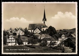 AK Stein /App., Ortsansicht mit Kirche