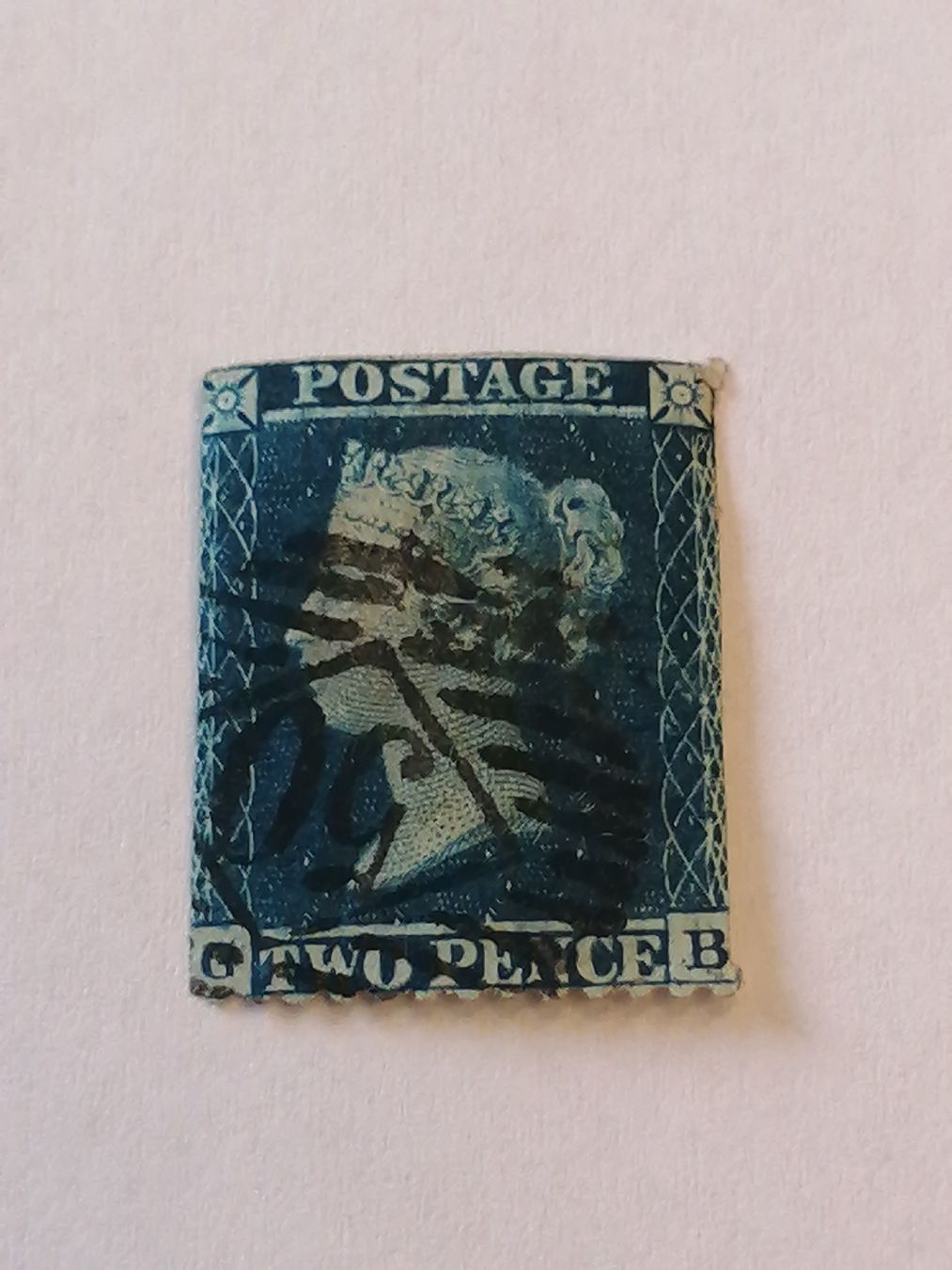 Tous les timbres: Two Pence Blue 1855  – D'occasion à Happerswil par tschergi