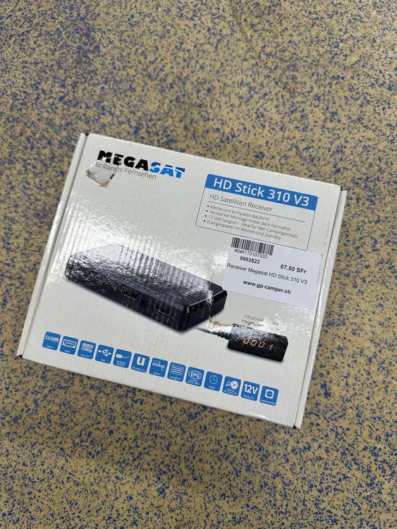Megasat Receiver: Receiver Megasat HD Stick 310 V3 – Neu und originalverpackt aus Glis von CLLGP 1
