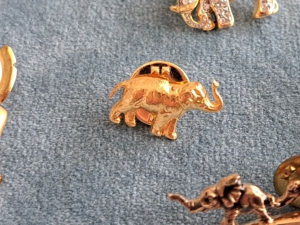 Placchette & Badge: Pins 9x Eléphants doré – Usato da Romanel-s-Lausanne venduto da Jedermann01 3