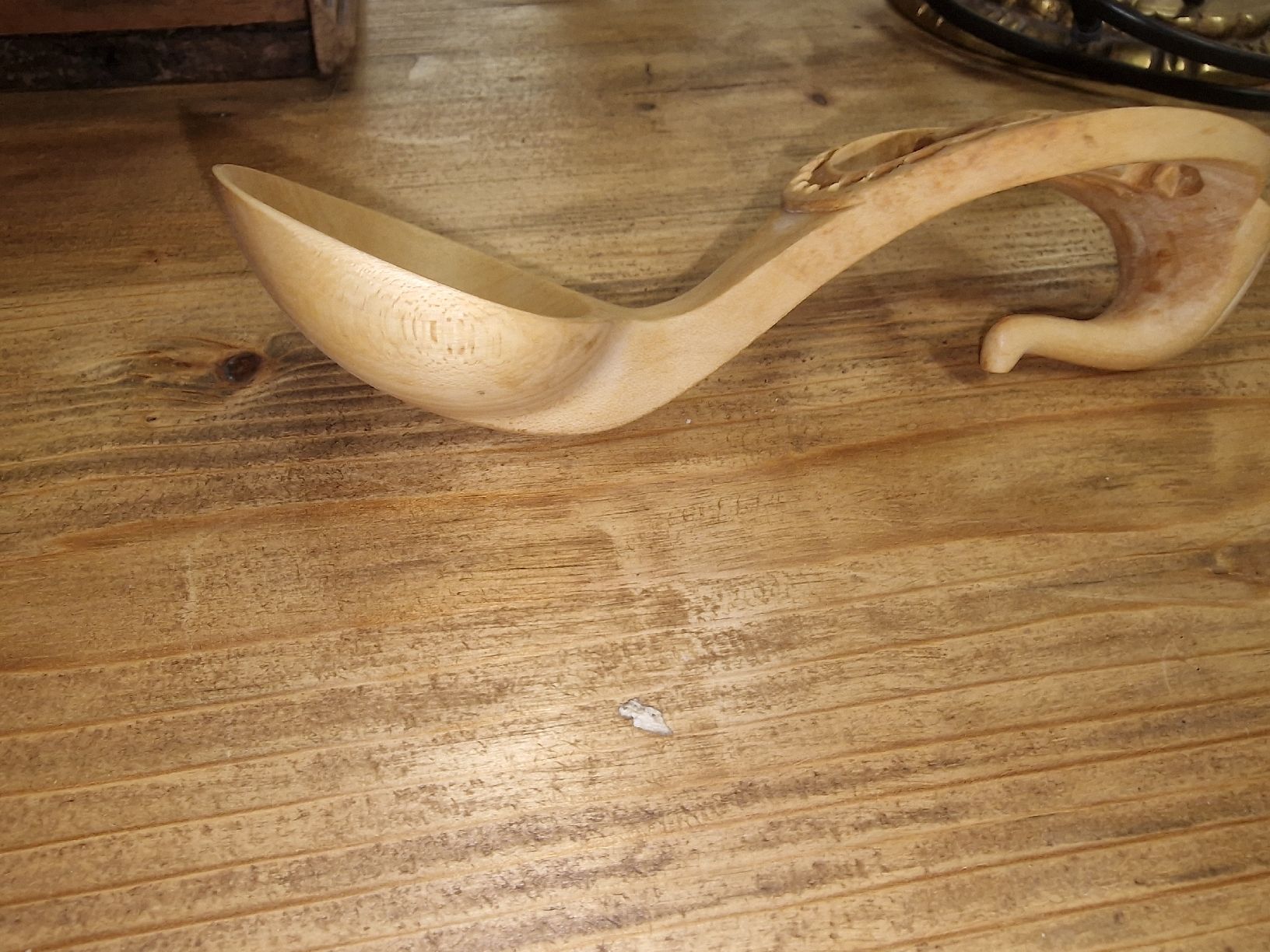 Cucchiai: Cuillère sculptée en bois illustrant un  chamois,   – Usato da fully venduto da ernesto039 2