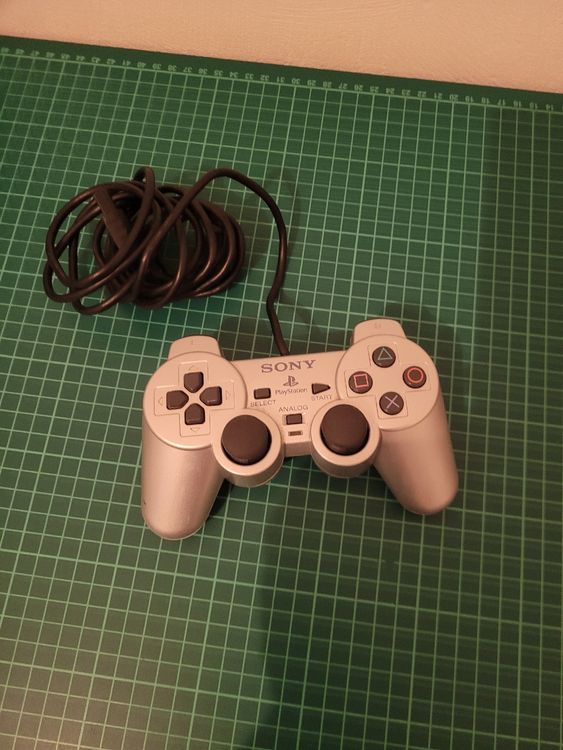 Sony Playstation 2 PS2 Controller Silver - Used, tested (Gebraucht) in ...