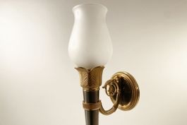 Tulpenfackel Charles Paris Gun Metal Lampe.