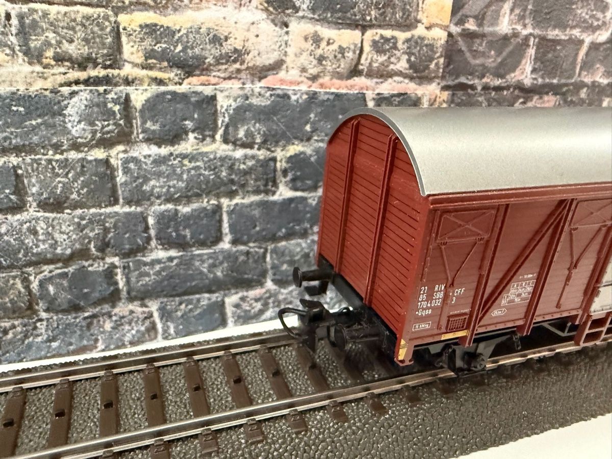 Märklin Modellini di ferrovie: Märklin H0 84411 Güterwagen SBB CFF FFS, – Usato da Altdorf UR venduto da modellbau-widmer 3