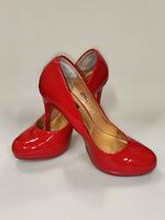 Rote High Heels Gr. 39 + Clutch