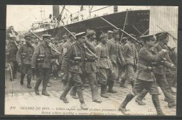 Carte P ( Soldats Anglais et prisonniers Allemands )
