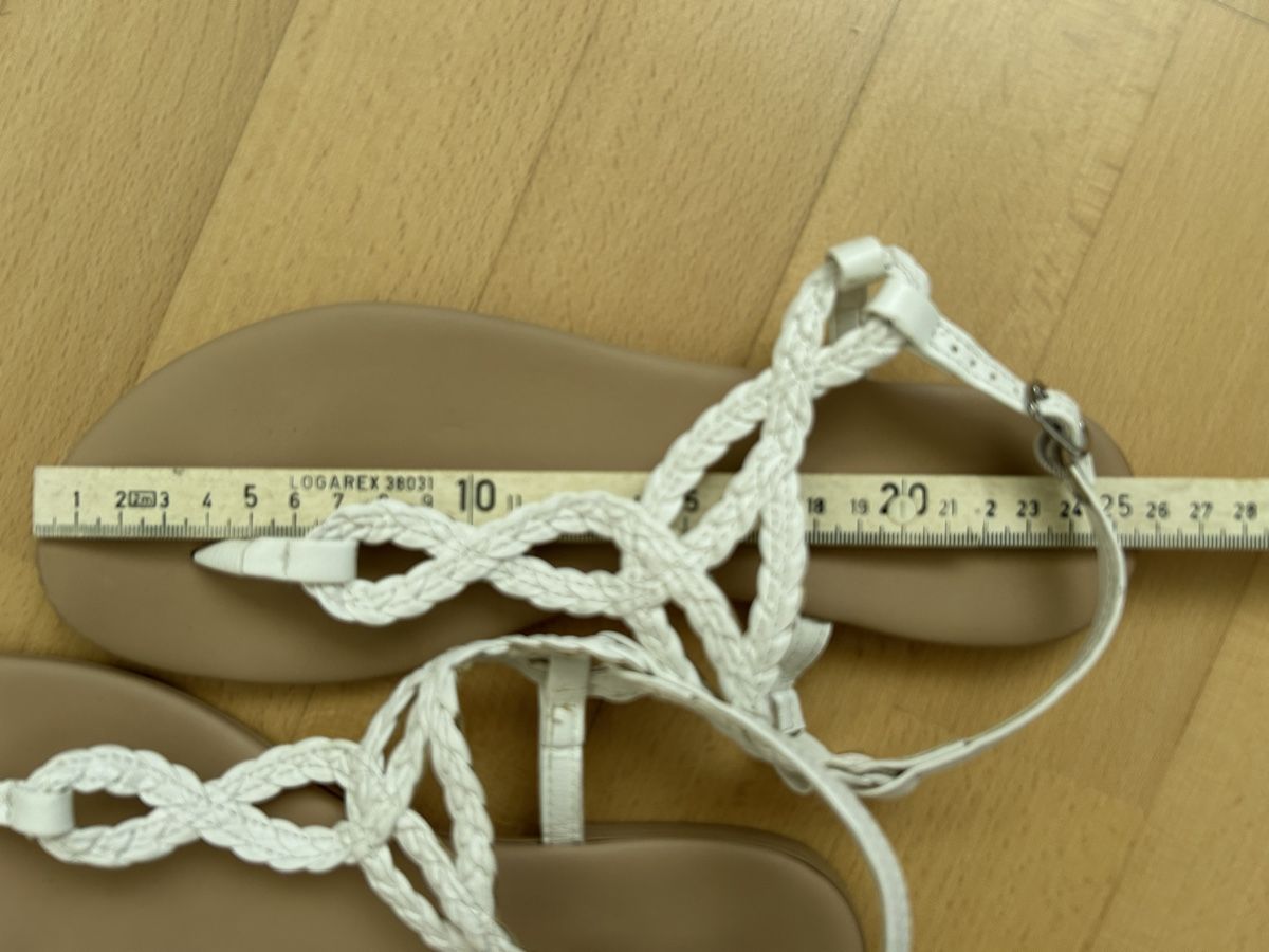 Scarpe da donna: Flip-Flop Sandale weiss Gr. 40 – Usato da Reinach BL venduto da meinstil 5