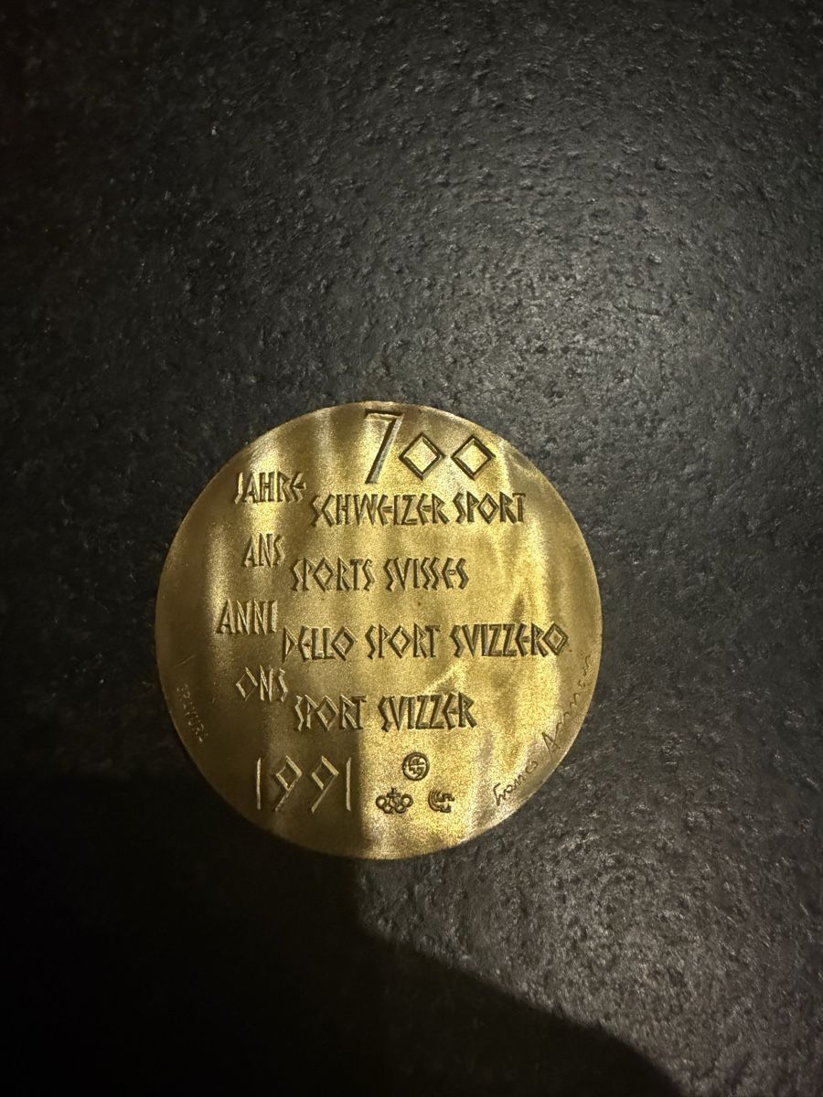 Tutti le monete: Sport Bronzemedaille 1991 – Nuovo e nell'imballaggio originale da Domat/Ems venduto da Buendner1 1