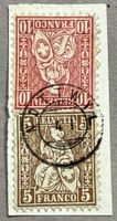 30 + 38 Zwergstempel Nottwyl Briefstück
