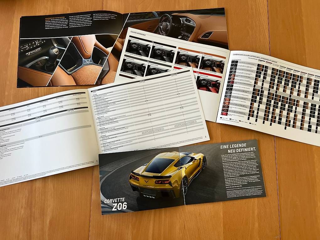 Chevrolet Documenti: Corvette C7 (Z06) Prospekte – Usato da Langenthal venduto da Walch 1