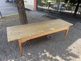 Beizentisch, Biedermeier Tisch, Tannenholz Tisch