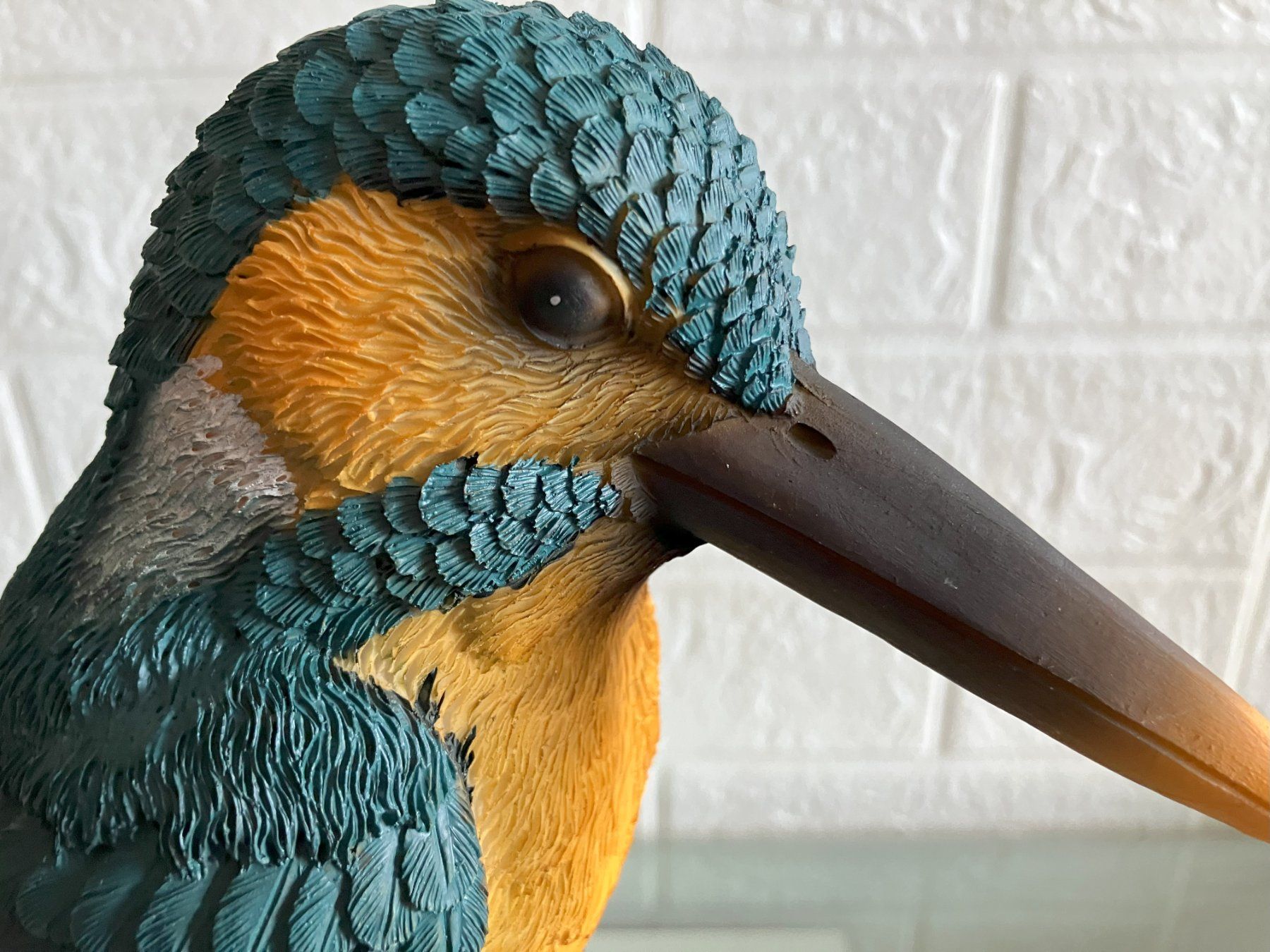 Statuette: Dekofigur Eisvogel auf Ast sitzend, Vogel Figur 30cm – Usato da Schlieren venduto da fab-works 5