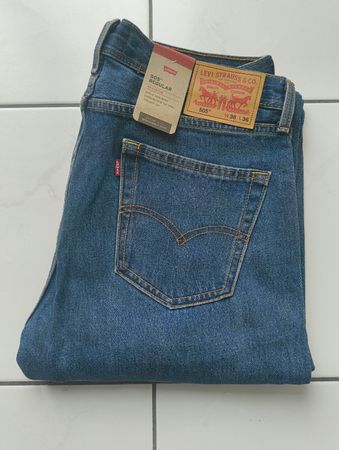 Jeans Levi's 505 Regular blau W36 L36 Neu mit Etikett