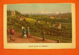 BERN, ALTKOLORIERTE AQUATINTA UM 1840