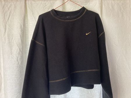 Nike Fleece Pullover, cropped, Gr. L