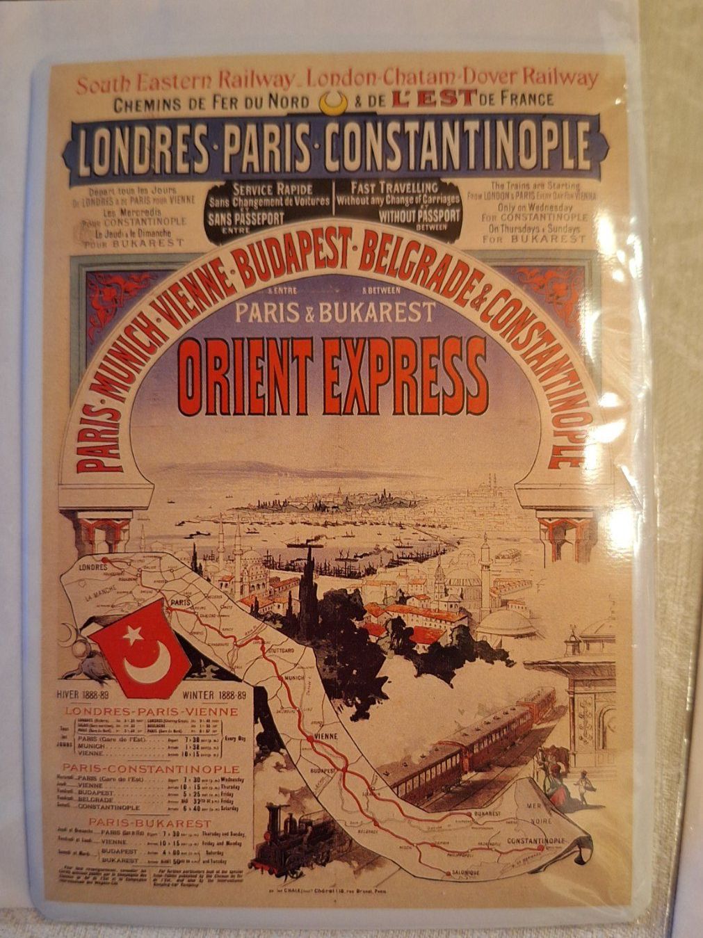 Altro in Decorazioni & Accessori: retro Blechdose  mit 8Blech-Postkarten "Orient-Express" – Nuovo (secondo la descrizione) da Dornach venduto da majo8689 4