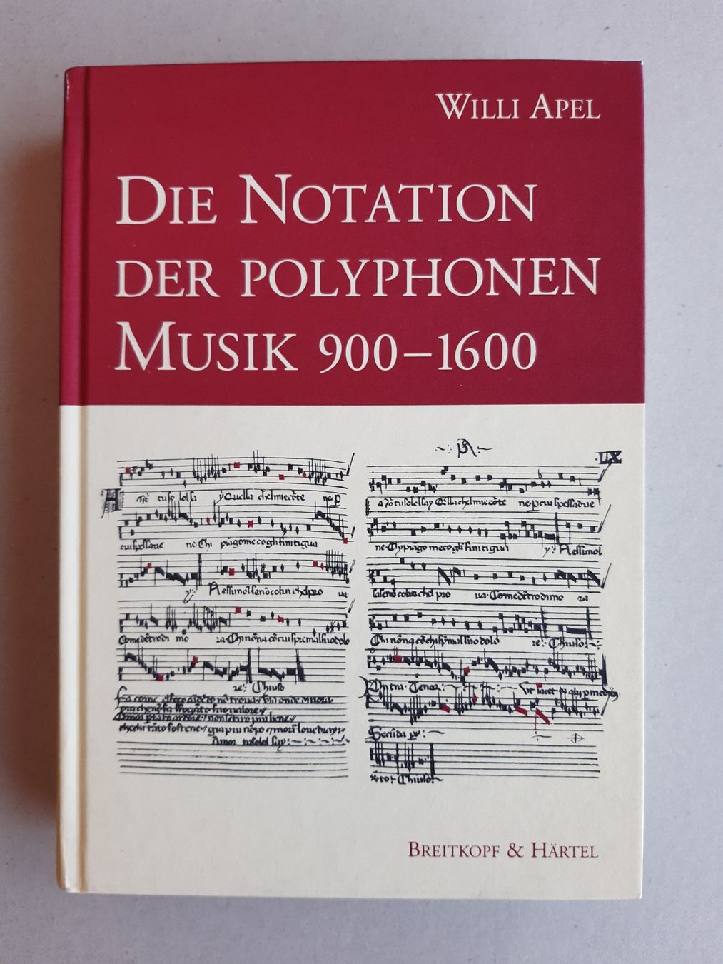 Libri: Die Notation der polyphonen Musik 900-1600 (Willi Apel) – Nuovo e nell'imballaggio originale da Basel venduto da odradek