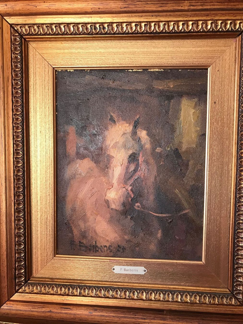 Gemälde: BARBERIS P.: Tableau/ Gemälde/ Quadro – Gebraucht aus Fribourg von SD1910
