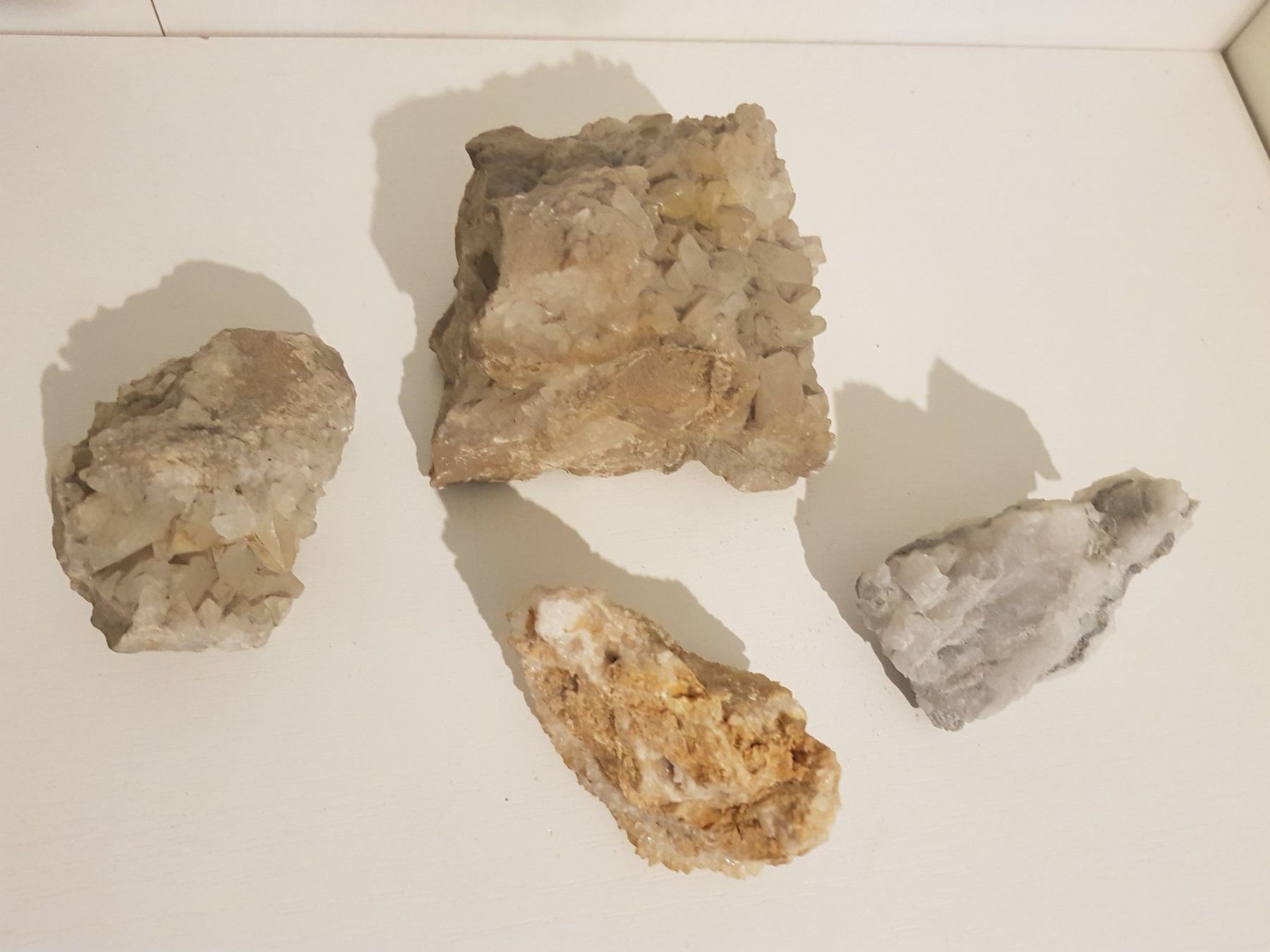 Minerali & Pietre curative: Bergkristall, Mineralien Sammlung, 4 Stk. – Usato da Münchenstein venduto da tsp01