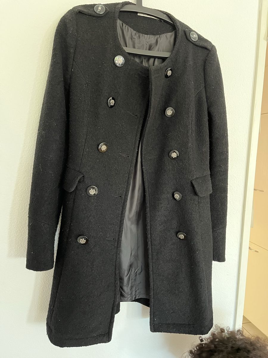 Cappotti: Eleganter Wintermantel mit Knöpfen, Gr 36 – Difettoso da Basel venduto da JJ.Elena