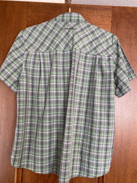 Herren Hemd Kurzarm Rockabilly Style - 50er Jahre Bowling Shirt Mit Palmen Druck