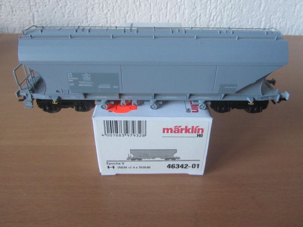 Märklin HO 43642-1 Wagon-silo de tranport céréales SNCB OVP (D'occasion ...