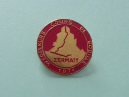 Abzeichen Ski Zermatt VS Wedelkurs / Cours de Godille 1974