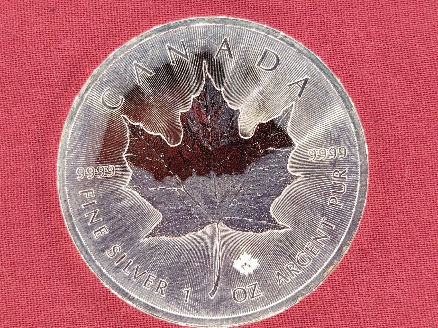 Toutes les monnaies: Silber Maple Leaf 1 oz - 2015 – D'occasion à Dättlikon par Quarz58