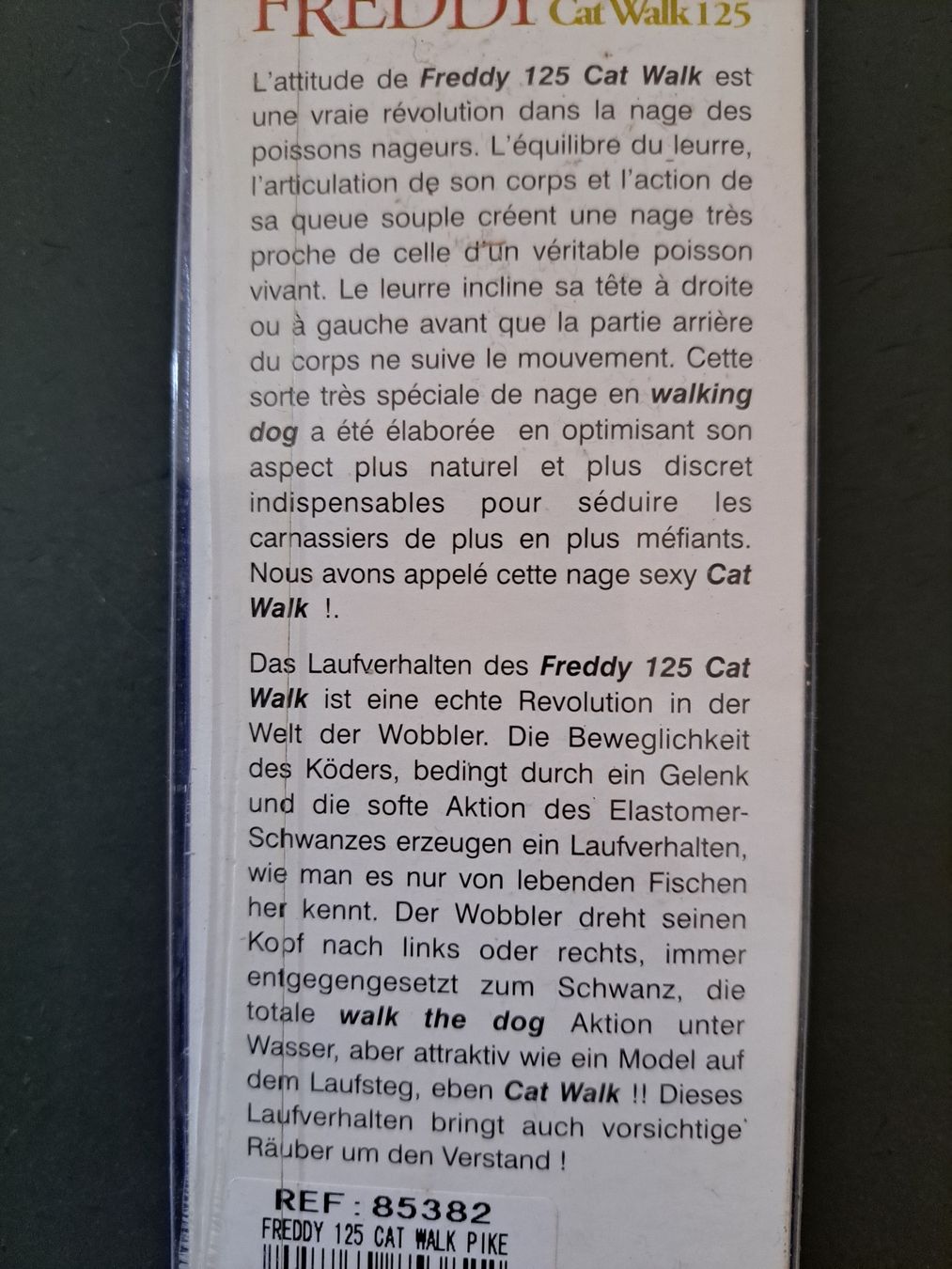 Esche: Illex Freddy Cat Walk 125 mm Gardon – Nuovo e nell'imballaggio originale da Fribourg venduto da versus702 1