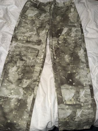 Lange Baggy Hose von Zara Camouflage Grösse 38 Men