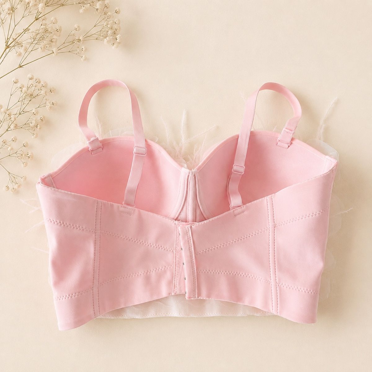 Top: Corset rose clair - taille S  – Nuovo e nell'imballaggio originale da Delémont venduto da bou_26 2