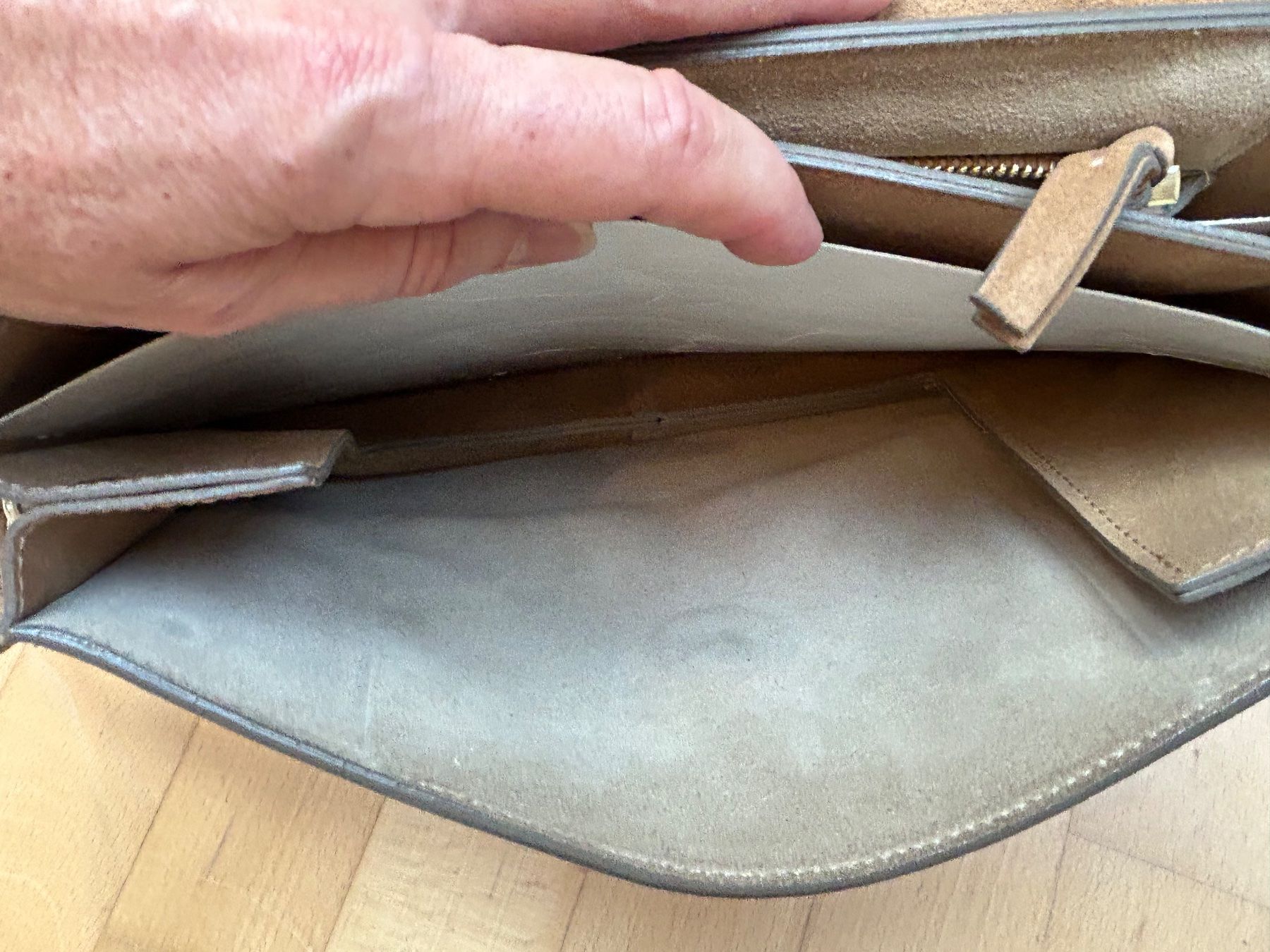 Chloé Borse da donna: Sac à main Chloé Faye daim et cuir python bon état – Usato da GOCKHAUSEN venduto da chrismon 6