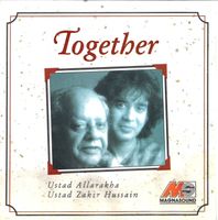 Zakir Hussain Ustad Allarakha TOGETHER  Indian Hindustani CD
